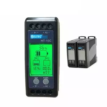 Эквалайзер со свинцово-кислотной батареей Heltec 12 В, активный балансир 10 А Lipo/Lifepo4, подключенный на ЖК-измеритель параллельной серии