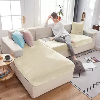 Эластичные бархатные чехлы для дивана airldianer