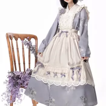 Элегантное платье в китайском стиле с длинным рукавом