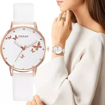 Элегантные Простые Дизайнерские женские часы с циферблатом бабочки женские модные Роскошные наручные часы повседневные женские кварцевые часы с кожаным ремешком 2022