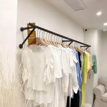 Элегантные вешалки для одежды, распродажа, длинная Нескользящая вешалка для одежды из бутика и офиса, настенная мебель