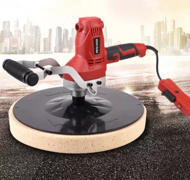 Электрическая эпоксидная цементная Затирочная машина для бетона, 220 В, шлифовальная машина для стен, 390 мм, 0-200 об/мин