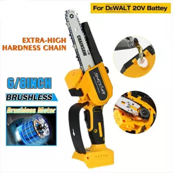 Электрическая цепная пила DeWALT, 6/8 дюйма, 18/20 в