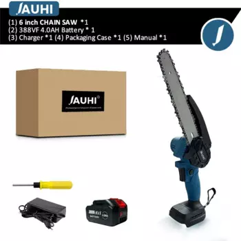 Электрическая цепная пила JAUHI 8 дюймов для аккумулятора Makita 18В