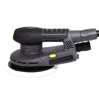 Электрическая круглая шлифовальная машина, 6 дюймов, шлифовальные инструменты с переменной скоростью, с гибридной канистрой для пыли