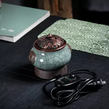 Электрическая курильница YXYMCF голова льва керамическая 220В