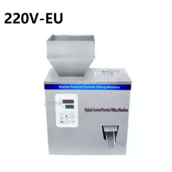 Электрическая маленькая интеллектуальная разливочная машина 2-200 г, количественный квадратный бункер, дозатор, вес