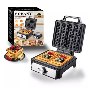 Электрическая вафельница Sokany 1600 Вт