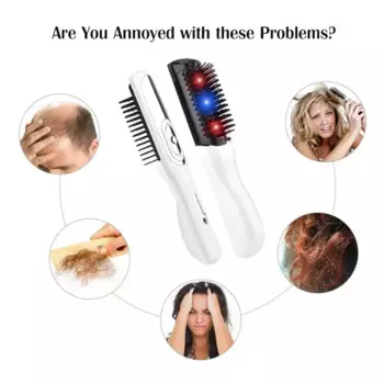 Электрическая многофункциональная Массажная Расческа с сухим аккумулятором расческа для сна декомпрессионная вибрирует меридиановая расческа для волос P3C4