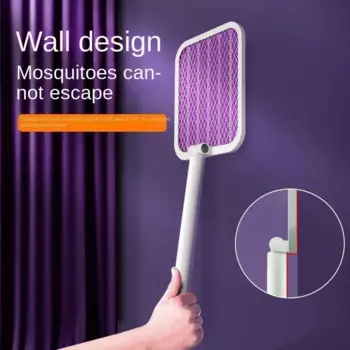 Электрическая мухобойка, перезаряжаемая Бытовая ультраскладная мухобойка, Электрическая мухобойка, электрическая сетка, мухобойка, мухобойка