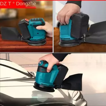 Электрическая орбитальная шлифовальная щетка 125 мм, мотор, шлифовальная машинка для дерева, полировщик для аккумулятора Makita 21 в, шлифовальная машинка для полировки