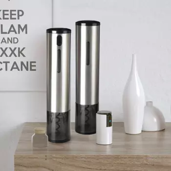 Электрическая открывалка для бутылок из нержавеющей сталиUSBechargeable Wine Автоматический набор штопор Открывалка для бутылок вина Оптовая продажа