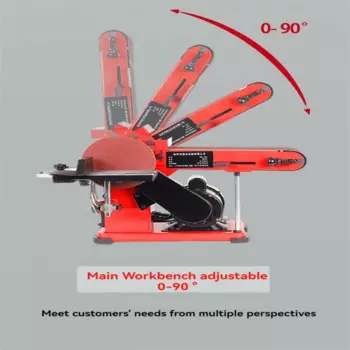Электрическая регулируемая ленточная шлифовальная машина 350/550 Вт