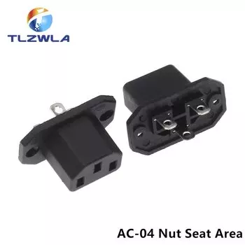 Электрическая розетка TLZWLA AC power socket 2/3/4/6-контактная