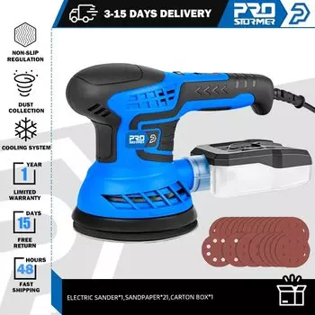 Электрическая шлифовальная машина PROSTORMER 400 Вт