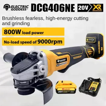 Электрическая угловая шлифовальная машина, DCG406, 125 мм