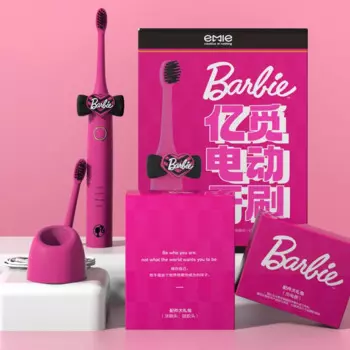 Электрическая зубная щетка для девочек Барби, кавайная Студенческая Изысканная бабочка, ежедневные принадлежности, для ванной комнаты, модный Удобный подарок на праздник жизни