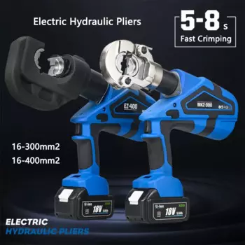 Электрические гидравлические плоскогубцы, перезаряжаемые Клещи для обжима проводов, портативные медные алюминиевые Клещи для непрерывного обжима клемм