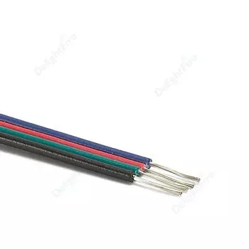 Электрические провода DelightFire 10 м медные 2-5 контактных для светодиодной ленты