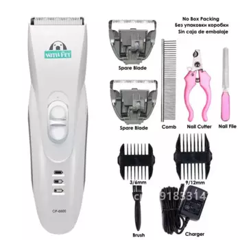 Электрические триммеры для стрижки волос для собак, профессиональные машинки для стрижки волос, инструмент для ухода за кошачьими аккумуляторными бритвами, машинка для стрижки собак CP6800