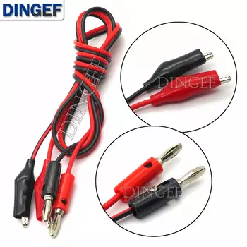 Электрические зажимы крокодил DNIGEF 1 метр