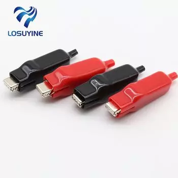 Электрические зажимы типа «крокодил» LOSUYINE 2 шт.