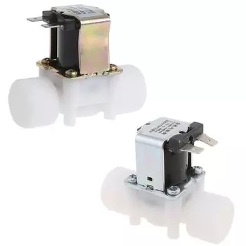 Электрический электромагнитный клапан переменного тока 220 В, 3/4 дюйма, переключающее устройство для контроля воды PP N/C для жидкостей с низкой вязкостью