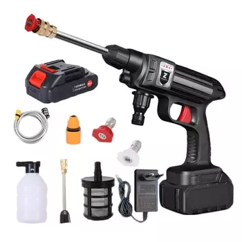 Электрический беспроводной мойщик высокого давления, 1500 Вт, 4500 мАч, пеногенератор, мойщик автомобиля, водяной пистолет, спрей для дома, сада, инструмент для очистки автомобиля