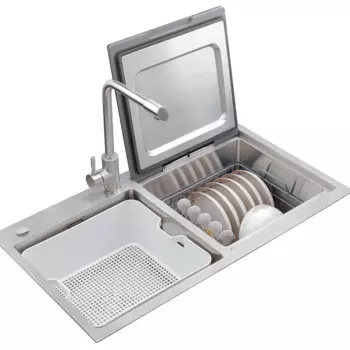 Электрический быстрый очиститель Ресторан Коммерческая раковина Посудомоечная машина Ультразвуковая посудомоечная машина