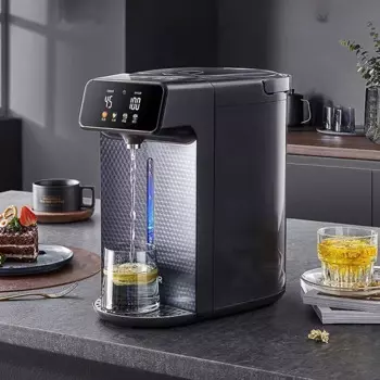 Электрический чайник, интеллектуальная многофункциональная термостатическая электрическая бутылка для горячей воды из нержавеющей стали, мини-диспенсер для воды