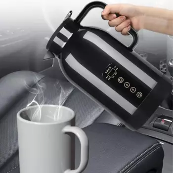 Электрический чайник из нержавеющей стали, 1150 мл, 12 В/24 В