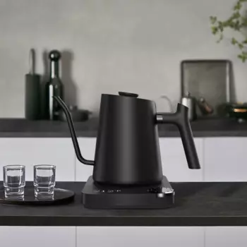 Электрический чайник с гусиной шеей 110 В/220 В, ручной чайник для приготовления кофе, чайник с контролем температуры, внутренний Электрический чайник из нержавеющей стали 1200 Вт