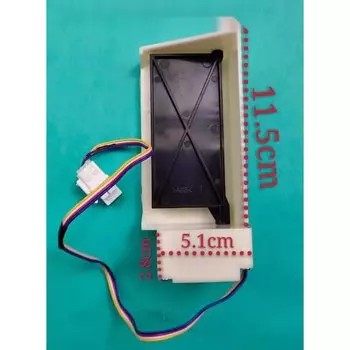 Электрический демпферный двигатель для холодильника Samsung FBZA-1750-10D, 12 В, электрический демпферный переключатель воздуховода W29-15
