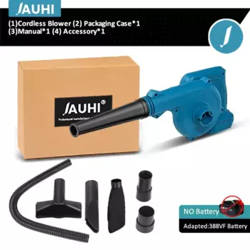 Электрический фен-пылесос JAUHI для Makita 18В