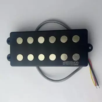Электрический гитарный бас Wilkinson WOM6, Пассивный корпус гитары с магнитами Alnico