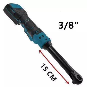 Электрический ключ с трещоткой, модернизированный винт с удлиненной головкой, гайка 220 Нм, 3/8 дюйма, аккумуляторная отвертка, электроинструменты для аккумулятора Makita 18 В