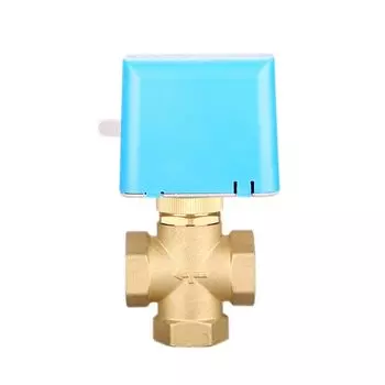 Электрический латунный трёхходовой клапан Acarps VA-7010