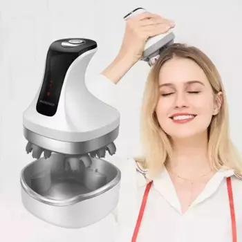 Электрический массажер для кожи головы 4D головы СПА физиотерапия массажер для головы для стимулирования роста волос кровообращение устройство для ухода за здоровьем