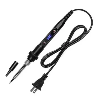 Электрический паяльник Aideepen 80 Вт с ЖК-дисплеем