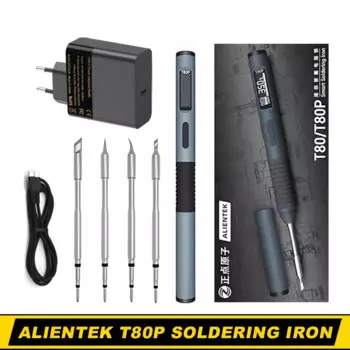 Электрический паяльник ALIENTEK T80P/T80 100 Вт