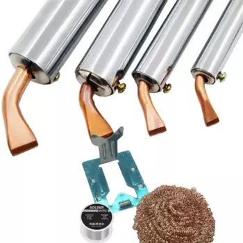 Электрический паяльник HDCSUN мощный 50-300 Вт с долотом