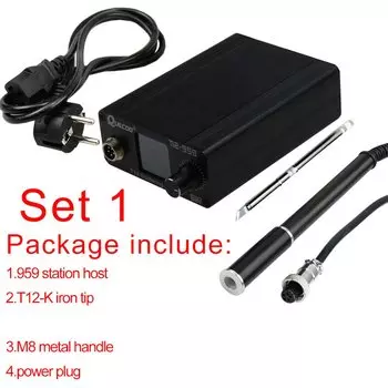 Электрический паяльник QUECOO T12-959