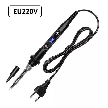Электрический паяльник с цифровым ЖК-дисплеем, 80 Вт, 110 В/220 В, паяльник с регулируемой температурой, инструменты для сварки и ремонта
