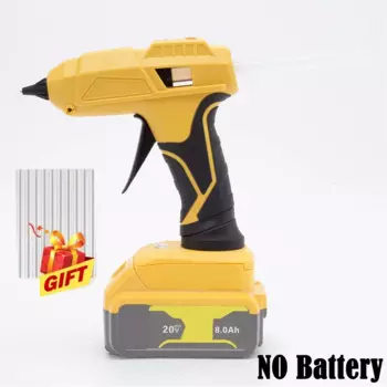 Электрический пистолет для термоплавкого клея для аккумуляторного клея DeWalt 18 В с 10 шт. клеем-карандашом для сварки горячим расплавом (без батареи)