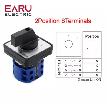 Электрический поворотный переключатель EARUELECTRIC 660В 20А