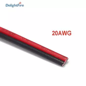 Электрический провод SM JST, 2 контакта, 18/20/22 AWG, красный, черный провод, Удлинительный кабель 5/100 м для светодиодной ленты, лампы, динамиков, аудио