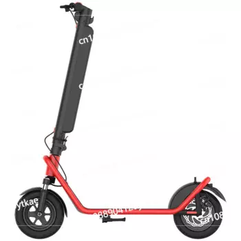 Электрический скутер 36 В, двухколесный внедорожный портативный складной самокат для взрослых, двухколесный высокоскоростной электросамокат