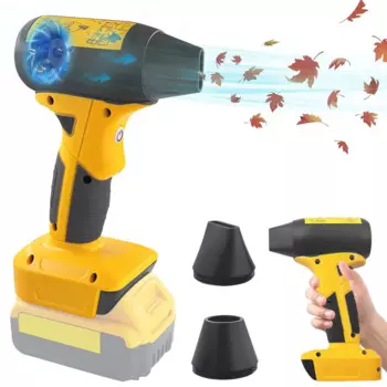Электрический воздуходувка Dewalt 18 в 20 в с аккумулятором, ручной беспроводной вентилятор с листьями, портативный Турбовентилятор с усиленным действием, 4-скоростной вентилятор