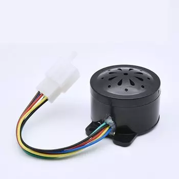 Электрический звуковой сигнал для трехколесного велосипеда, 48 В, 60 В, круглый громкий звуковой сигнал 3 в 1 и 4 в 1, противоугонный звуковой сигнал с обратным голосом