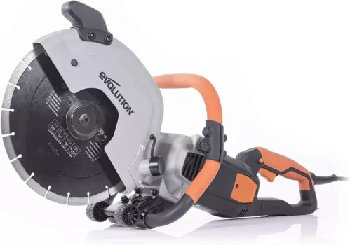Электроинструменты Evolution R300DCT 12-дюймовая пила по бетону (циркулярная пила Aka, угловая шлифовальная машина, пила для измельчения/отрезания, демонстрационная пила, дисковая/мощность